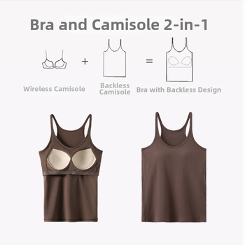 Camisola s podstavom od pjene, remen za rame, okrugli izrez, Lysel tkanina, debljina 201-250 g/m²