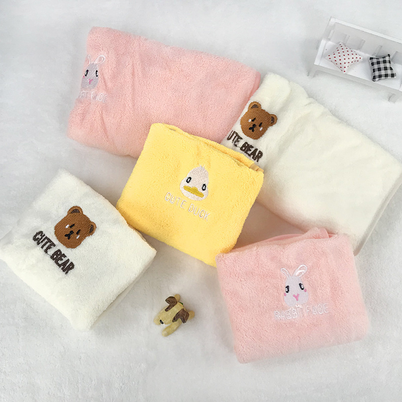 Bavete bebeluș în formă de U, din coral velvet, cu imprimeu desen animat, anti-murdărire, potrivit pentru sugari și copii mici (0–3 ani)