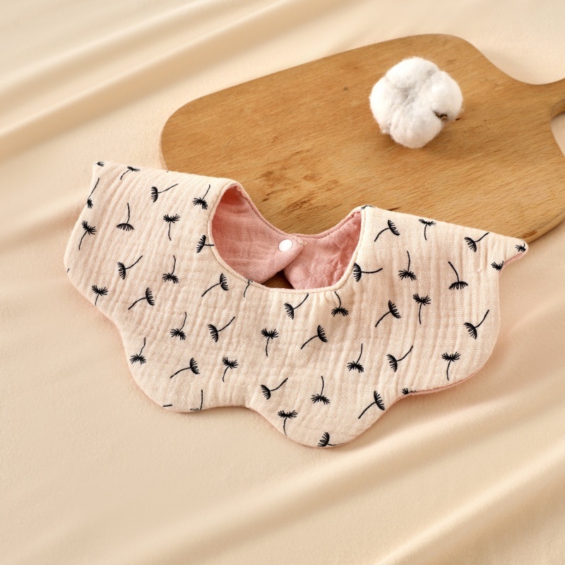 Vodootporni gazasti drool bib za novorođenčad, unisex, pamuk >95%, sigurnosna razina A
