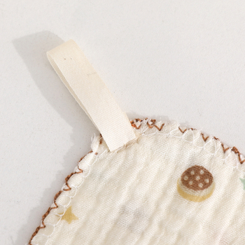 Prosop pătrat din tifon pentru copii, model desen animat, material absorbant, vârsta 1–3 ani