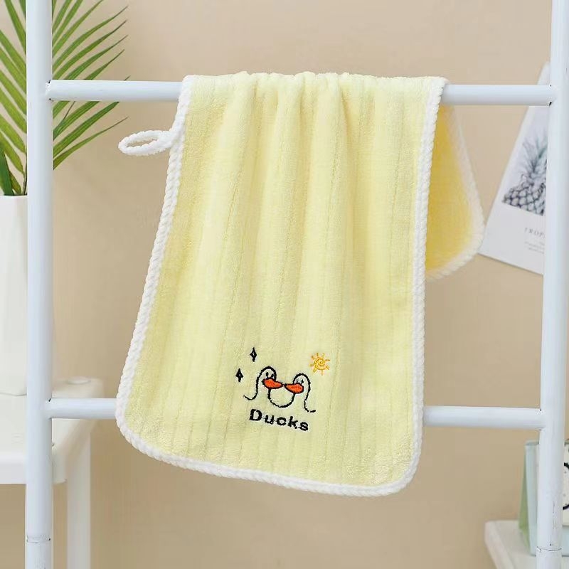 Prosop de față pentru copii din coral fleece, cu margine cusută, 150D, personalizabil, pentru bebeluși