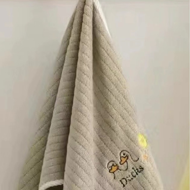 Prosop de față pentru copii din coral fleece, cu margine cusută, 150D, personalizabil, pentru bebeluși