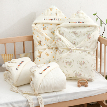 Pătură pentru bebeluși aruncare – Țesătură tifon, All-season, Model animale/desene animate, Clasa A, pentru sugari și copii mici