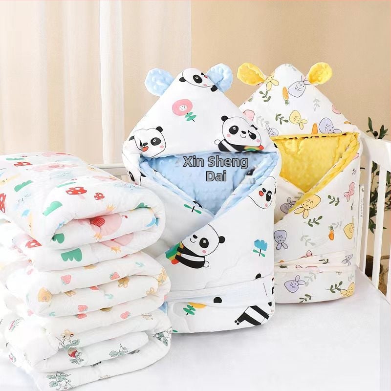 Beebi swaddle, talvise kasutamiseks, sünteetiline kiud, moodsalt minimalistlik stiil