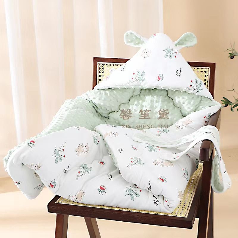 Pătură pentru nou-născuți, swaddle, utilizare de iarnă, fibră sintetică, stil modern minimalist