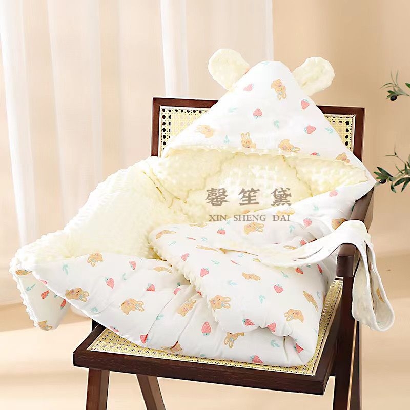 Pătură pentru nou-născuți, swaddle, utilizare de iarnă, fibră sintetică, stil modern minimalist