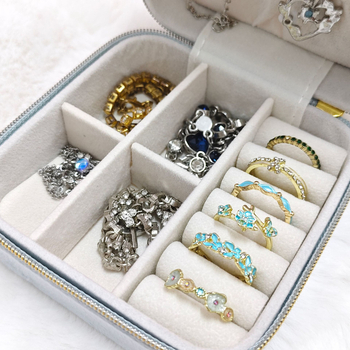 Φορητό κουτί κοσμημάτων, κορεάτικου στυλ, μοντέλο 569, σκληρή θήκη