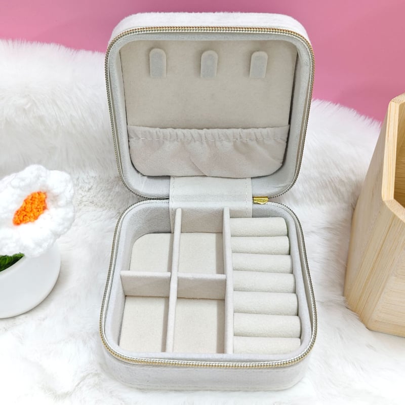 Φορητό κουτί κοσμημάτων, κορεάτικου στυλ, μοντέλο 569, σκληρή θήκη