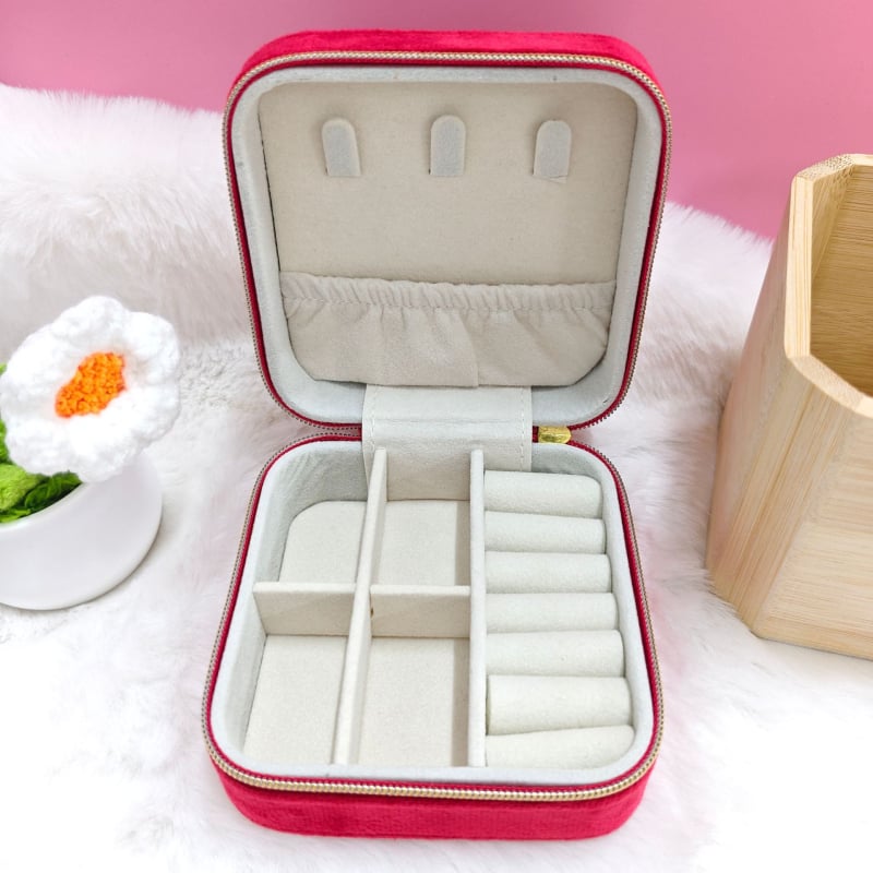 Φορητό κουτί κοσμημάτων, κορεάτικου στυλ, μοντέλο 569, σκληρή θήκη