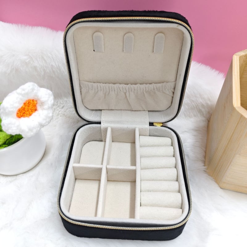 Φορητό κουτί κοσμημάτων, κορεάτικου στυλ, μοντέλο 569, σκληρή θήκη