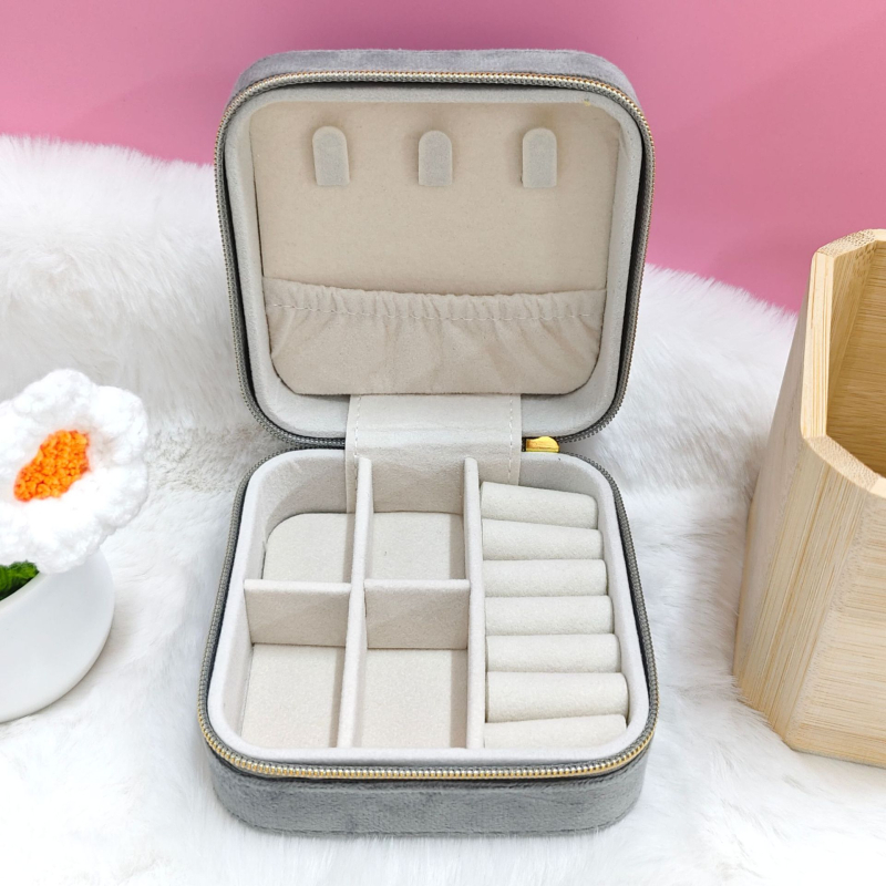 Φορητό κουτί κοσμημάτων, κορεάτικου στυλ, μοντέλο 569, σκληρή θήκη