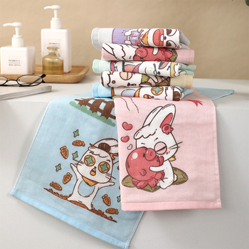 Prosop de față pentru bebeluți din bumbac, imprimare desen animat, fir 150D