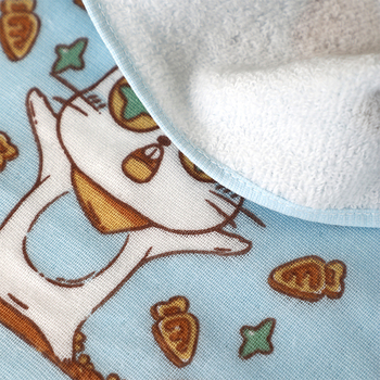 Prosop de față pentru bebeluți din bumbac, imprimare desen animat, fir 150D