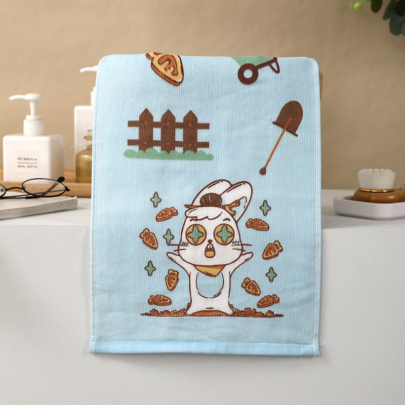 Prosop de față pentru bebeluți din bumbac, imprimare desen animat, fir 150D