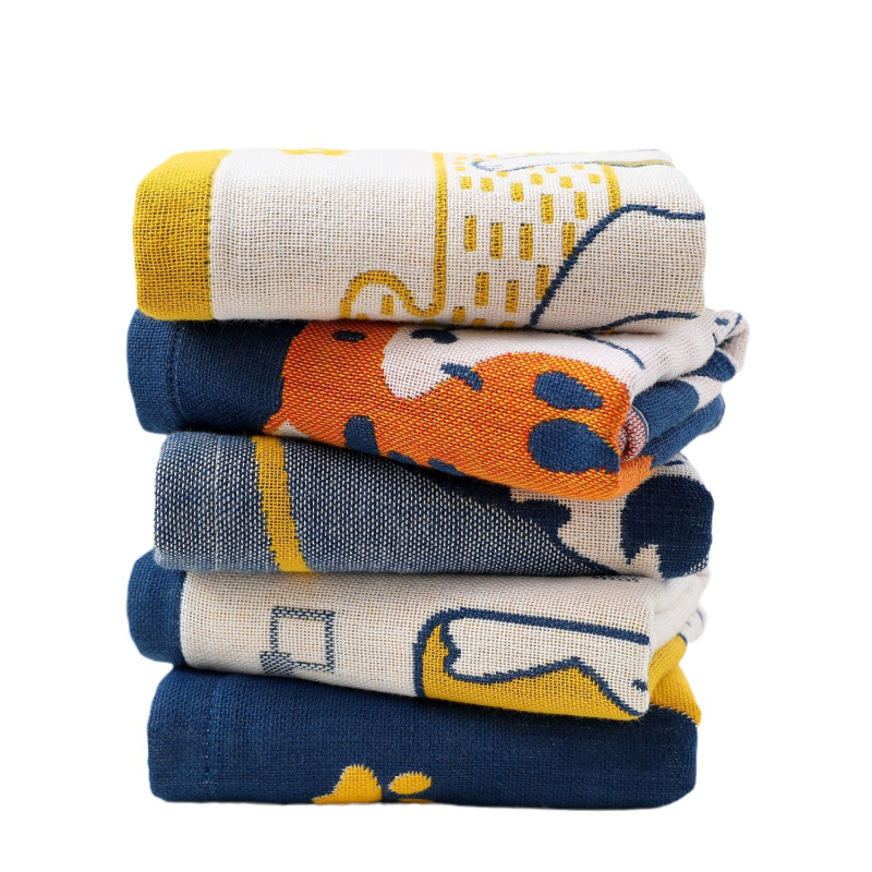 Dječji ručnik od 100% pamuka, jacquard tkanje, 32s pređa, težina ispod 50 g, za bebe