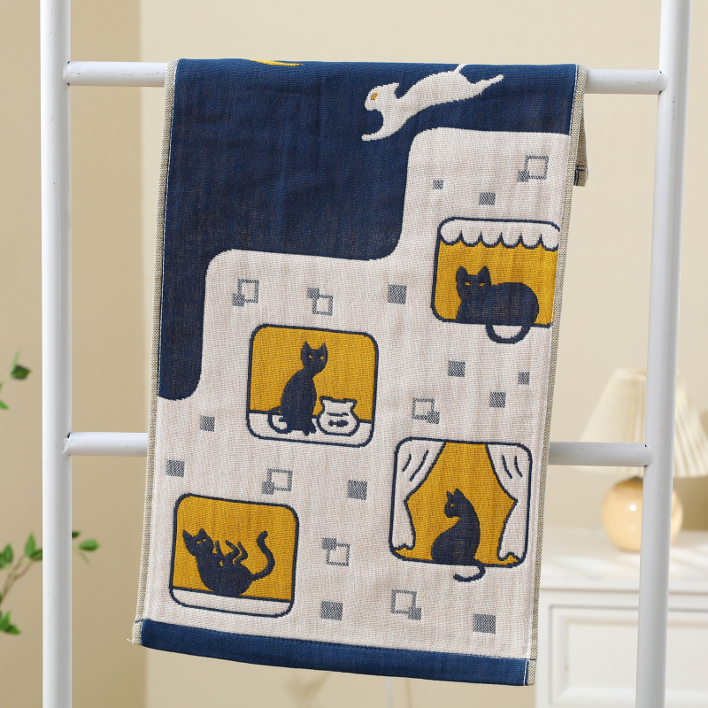 Dječji ručnik od 100% pamuka, jacquard tkanje, 32s pređa, težina ispod 50 g, za bebe