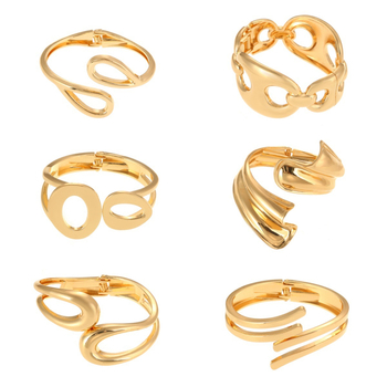 Brățară cu design geometric neregulat, bijuterie de mână versatilă (Brand: Zhenguang; Material: Fier; Finisaj: Placare electrolitică; Greutate: 60 g)