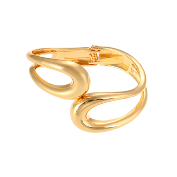 Brățară cu design geometric neregulat, bijuterie de mână versatilă (Brand: Zhenguang; Material: Fier; Finisaj: Placare electrolitică; Greutate: 60 g)