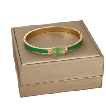 Brățară email cu litera H pentru femei, din oțel inoxidabil, închidere cu cataramă, electroplacare, 19 g, brand Nothing, stil urban modern (Material: oțel inoxidabil; Procesare: electroplacare; Greutate: 19 g; Brand: Nothing)