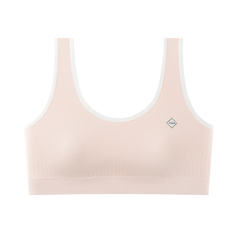 Top tub din bumbac – 70–80% bumbac, cupe moldate ultra-subțiri 1/2, respirabil, fără cusături, confortabil