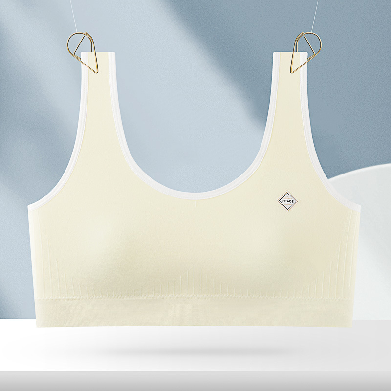 Top tub din bumbac – 70–80% bumbac, cupe moldate ultra-subțiri 1/2, respirabil, fără cusături, confortabil