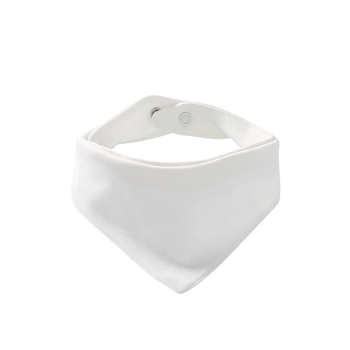 Bavetă triunghiulară din bumbac pentru bebeluși, închidere cu nasturi, culoare uniformă, pentru nou-născuți (0–12 luni), DANROL