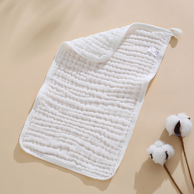 Šesterostruka Seersucker dječja maramica za sline, pamuk, obrublena rubom, upija, unisex