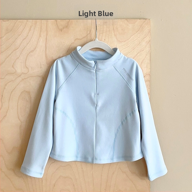 Fat Elephant Derong velúr detský vršok s dlhými rukávmi, 100% polyester, jeseň 2025