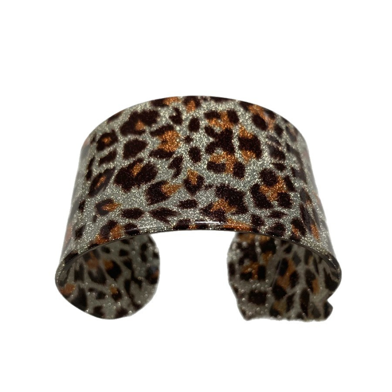 Drvena narukvica s koraljkama, cvjetnim motivom i leopard uzorkom, etnički stil, književno retro, lagani luksuz, 23,4 g