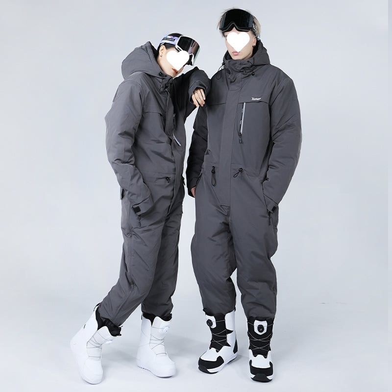 Unisex ziemas slēpošanas kostīms, ūdensizturīgs un pretvēja, nodilumizturīgs, pildījums: zīda šķiedra (piemērots ledus un sniega sportiem)