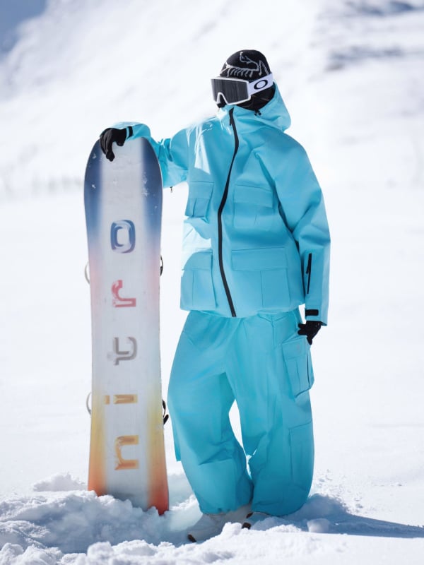 Unisex 3L αδιάβροχο σετ σκι με κολλητές ραφές, μόνωση από βαμβάκι, 20000 mm αδιάβροχο, για χιονοδρομικά αθλήματα