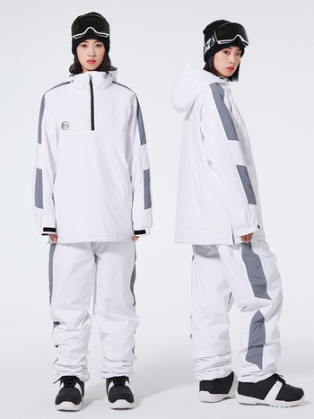 Унисекс ски костюм - водоустойчив, дишащ, топъл, ветроустойчив, износоустойчив за снежни спортове - Arctic Queen