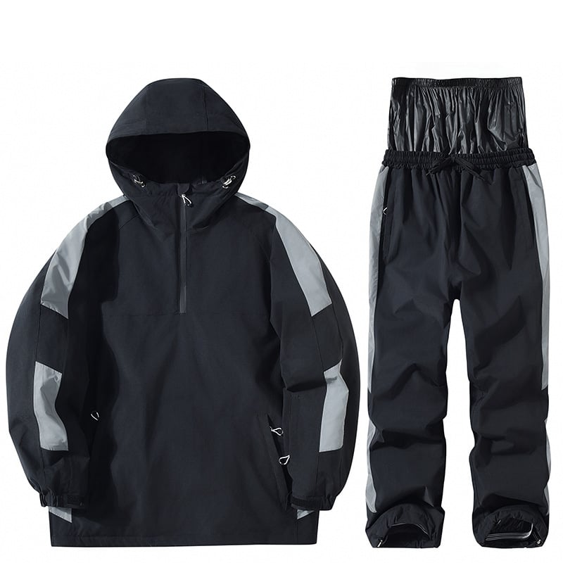 Унисекс ски костюм - водоустойчив, дишащ, топъл, ветроустойчив, износоустойчив за снежни спортове - Arctic Queen