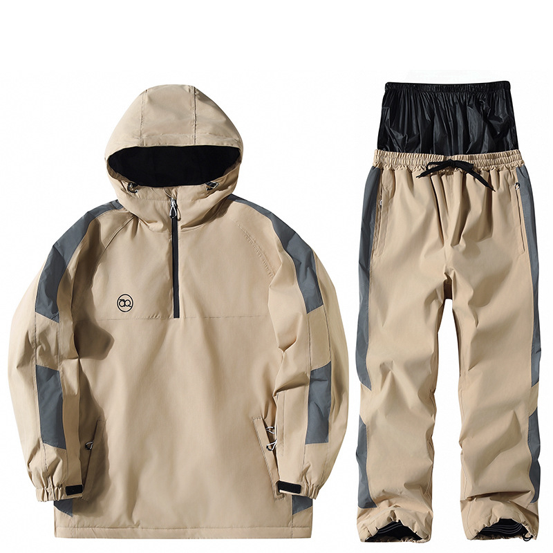 Унисекс ски костюм - водоустойчив, дишащ, топъл, ветроустойчив, износоустойчив за снежни спортове - Arctic Queen