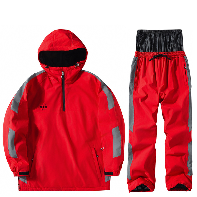 Унисекс ски костюм - водоустойчив, дишащ, топъл, ветроустойчив, износоустойчив за снежни спортове - Arctic Queen