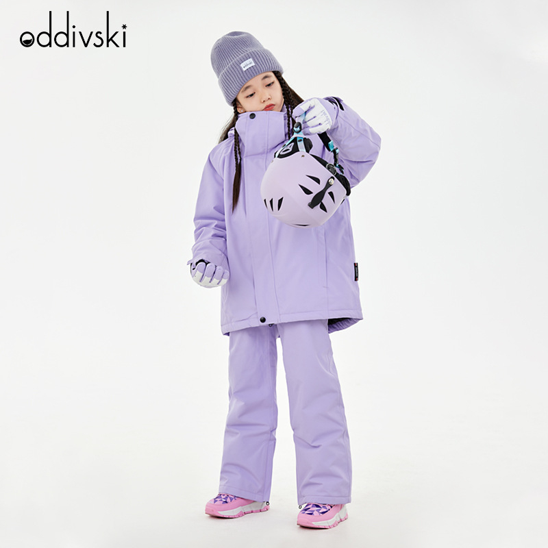 oddivski Dječji skijaški kostim | prozračan, vodootporan, topao, otporan na habanje, otporan na vjetar | model HXF21040; tkanina Oxford cloth; smjesa kemijskih vlakana; punilo Silk Cotton; podstava Yichun spinning; vodootpornost 20000