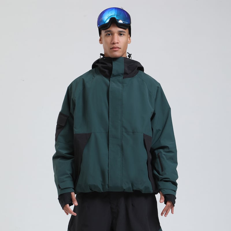 Unisex skijaška jakna: široka silueta, vodootporna, otporna na vjetar, prozračna i topla — model GS-UJK2518; tkanina poliester, podstava poliester, punilo imitacija svile pamuk, vodootpostnost 20000