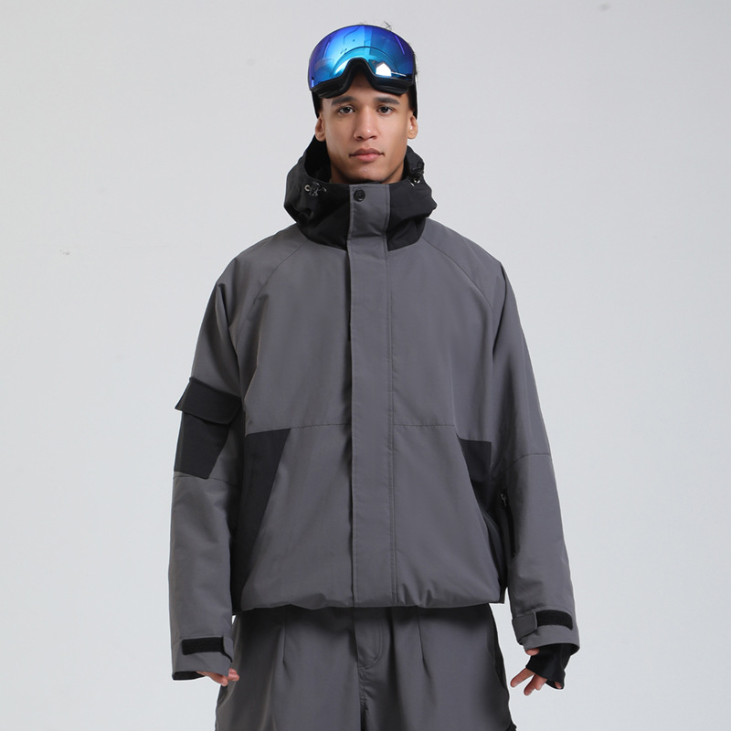Unisex skijaška jakna: široka silueta, vodootporna, otporna na vjetar, prozračna i topla — model GS-UJK2518; tkanina poliester, podstava poliester, punilo imitacija svile pamuk, vodootpostnost 20000
