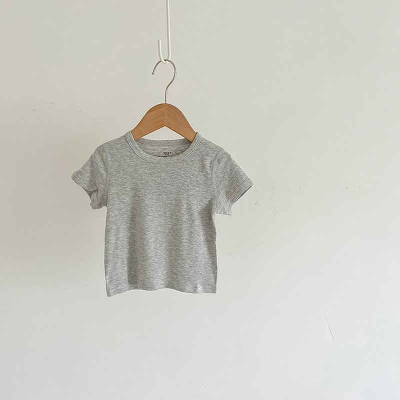 Dječje kratke majice od modalnog materijala – okrugli izrez, unisex, odvlaži vlagu, uzrast 3–8 godina