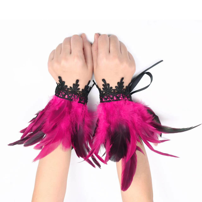 Spārnu rokassprādze — bohemiskā stila, universāla, gotiska mežģīņu akcenta, Yiwu izcelsme, rudens 2024