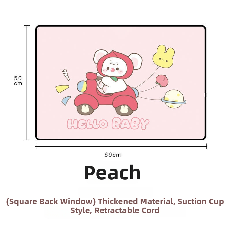 Ηλιοσκίαστρο αυτοκινήτου από Oxford ύφασμα, εγκατάσταση με βεντούζα, γενική εφαρμογή, εκτύπωση λογότυπου, προσαρμογή