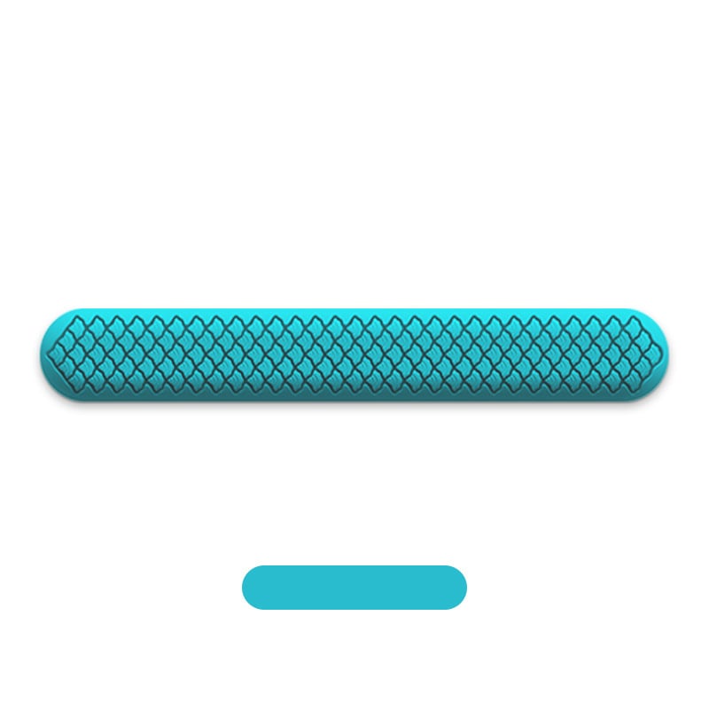 Силиконова клавиатурна подложка за китката с подпора, едностранна, метално щамповано, лого отпечатано, модел J446/J447