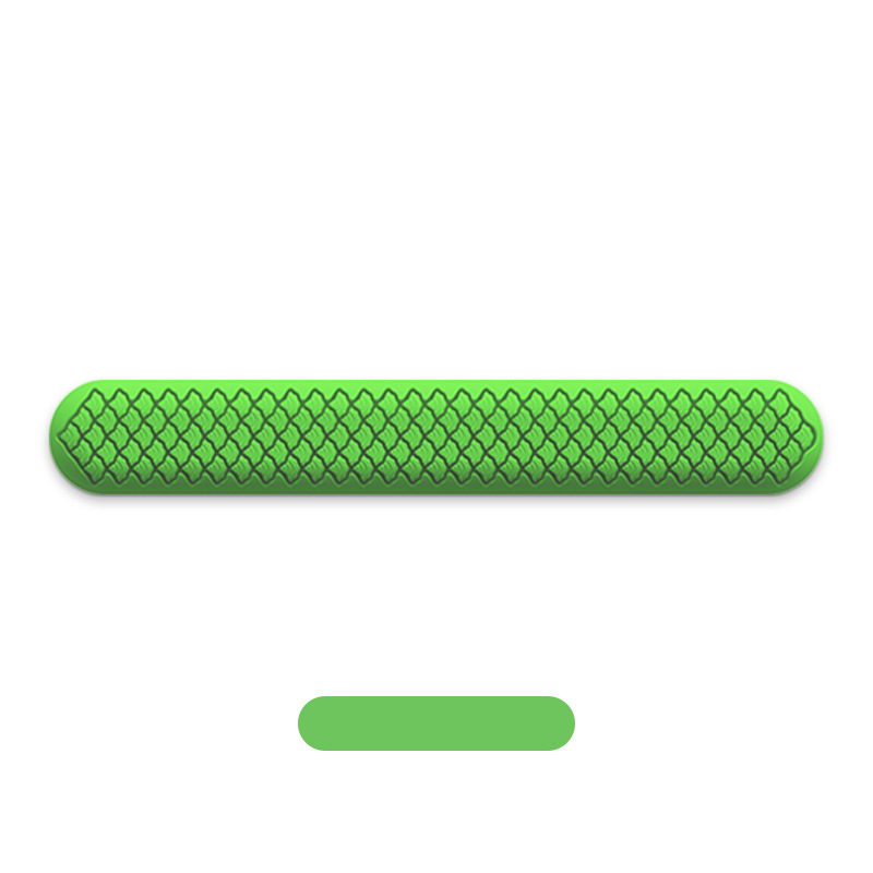 Силиконова клавиатурна подложка за китката с подпора, едностранна, метално щамповано, лого отпечатано, модел J446/J447