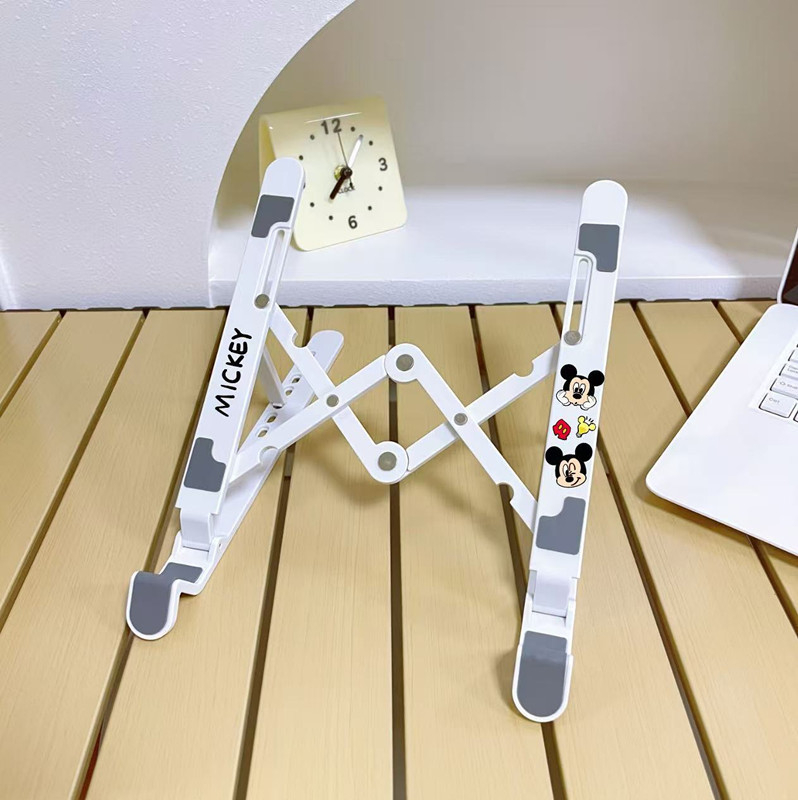 Сгъваема подставка за лаптоп и таблет - пластмасова, модел 859, универсална съвместимост, пускане на пазара през 2025 година