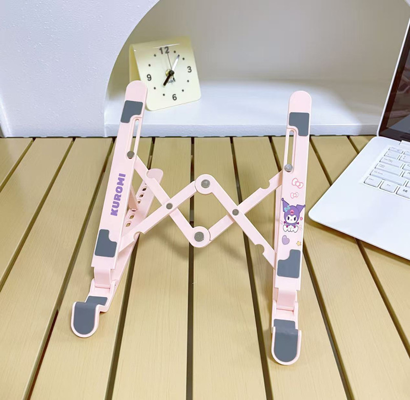 Сгъваема подставка за лаптоп и таблет - пластмасова, модел 859, универсална съвместимост, пускане на пазара през 2025 година