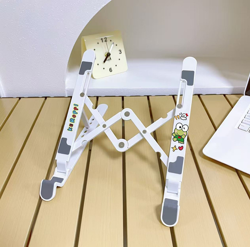 Сгъваема подставка за лаптоп и таблет - пластмасова, модел 859, универсална съвместимост, пускане на пазара през 2025 година