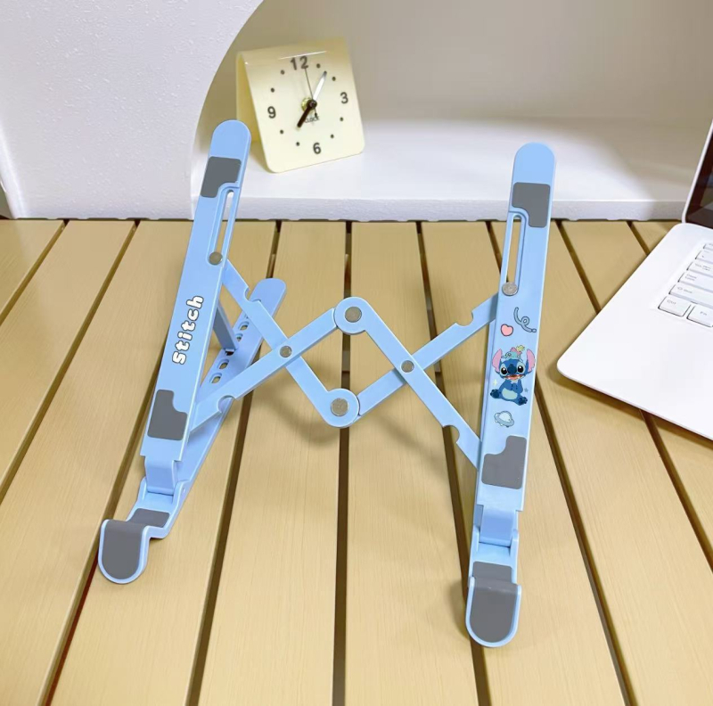 Сгъваема подставка за лаптоп и таблет - пластмасова, модел 859, универсална съвместимост, пускане на пазара през 2025 година