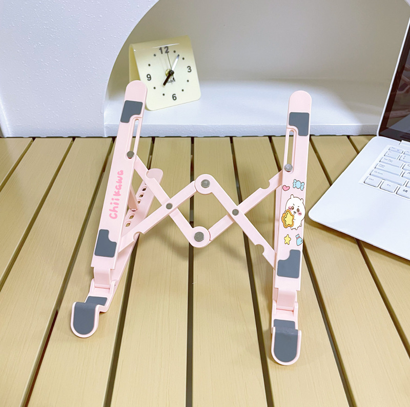 Сгъваема подставка за лаптоп и таблет - пластмасова, модел 859, универсална съвместимост, пускане на пазара през 2025 година