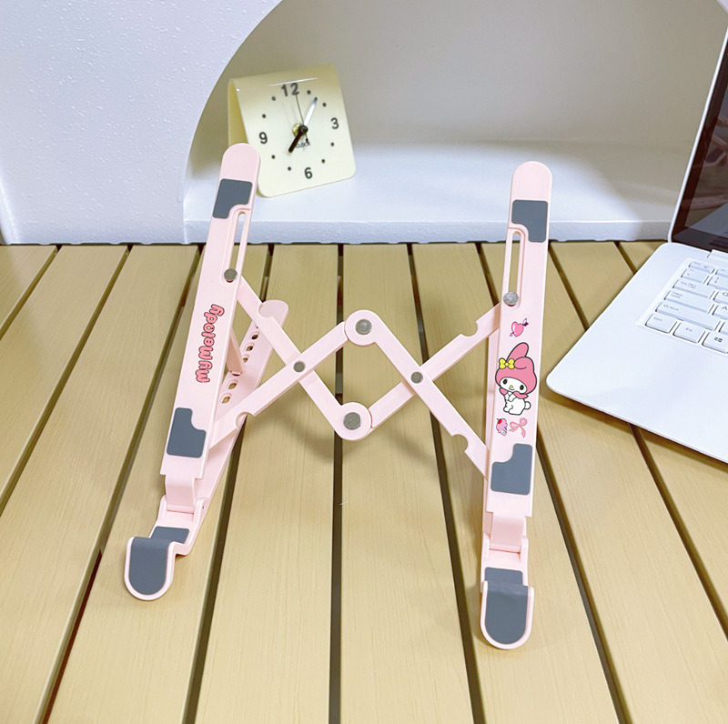 Сгъваема подставка за лаптоп и таблет - пластмасова, модел 859, универсална съвместимост, пускане на пазара през 2025 година