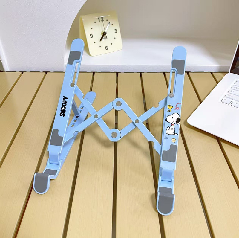 Сгъваема подставка за лаптоп и таблет - пластмасова, модел 859, универсална съвместимост, пускане на пазара през 2025 година